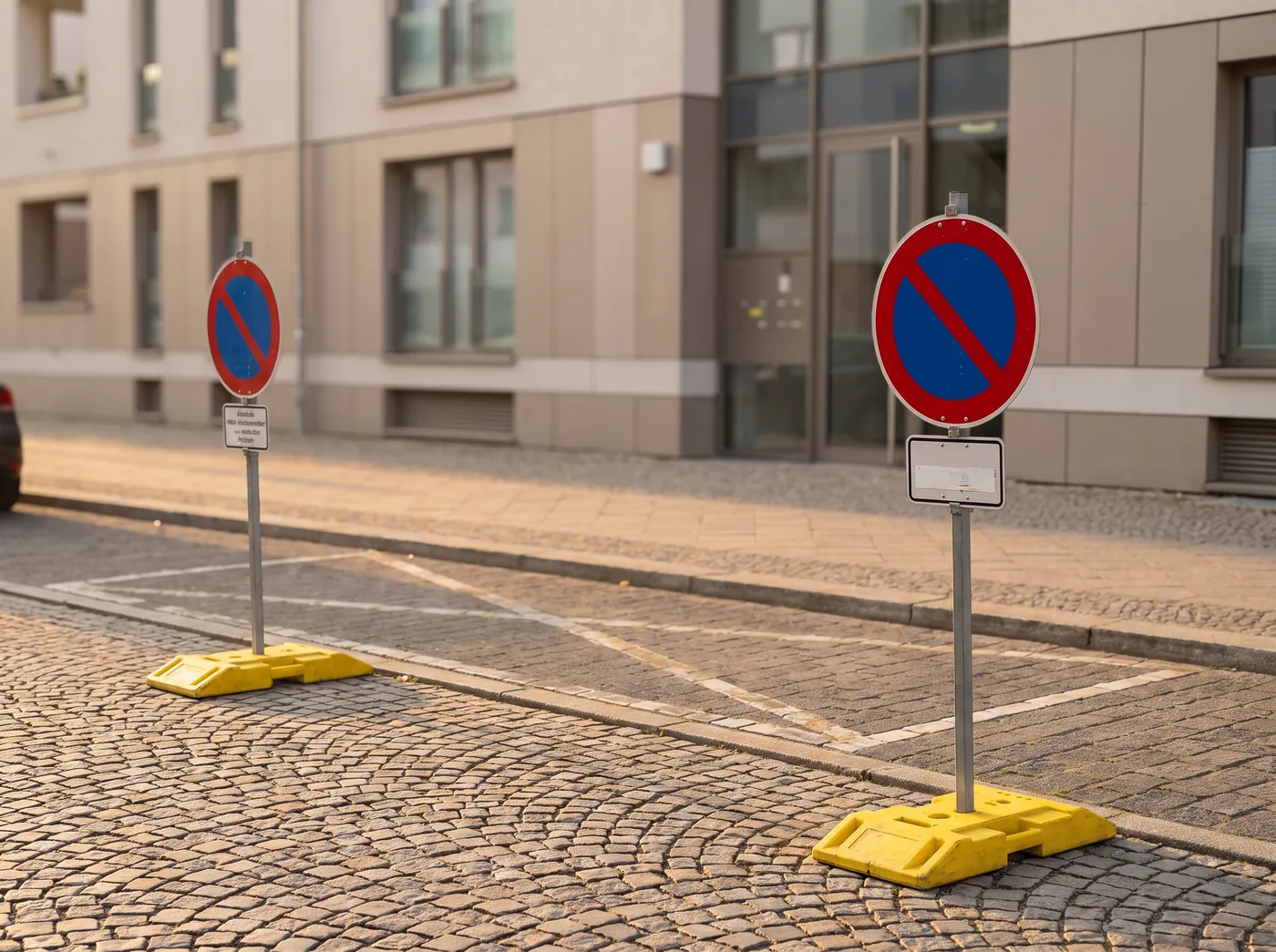 Halteverbotszonen einrichten durch PROTIME 24 im Rhein-Main-Gebiet