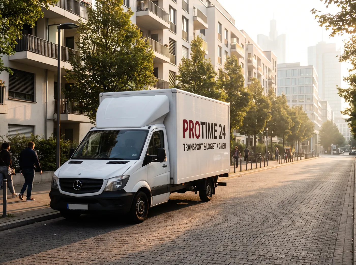Umzugswagen von PROTIME 24 in Frankfurt am Main